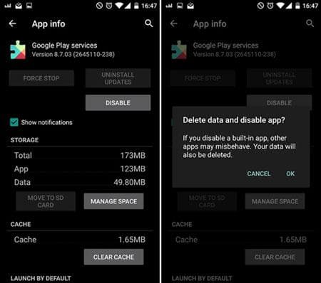 如何在Android设备上禁用Google Play服务？