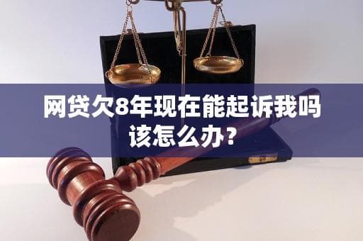 网贷欠8年现在能起诉我吗？怎么办？