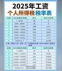 2025年个人所得税扣除标准调整详解
