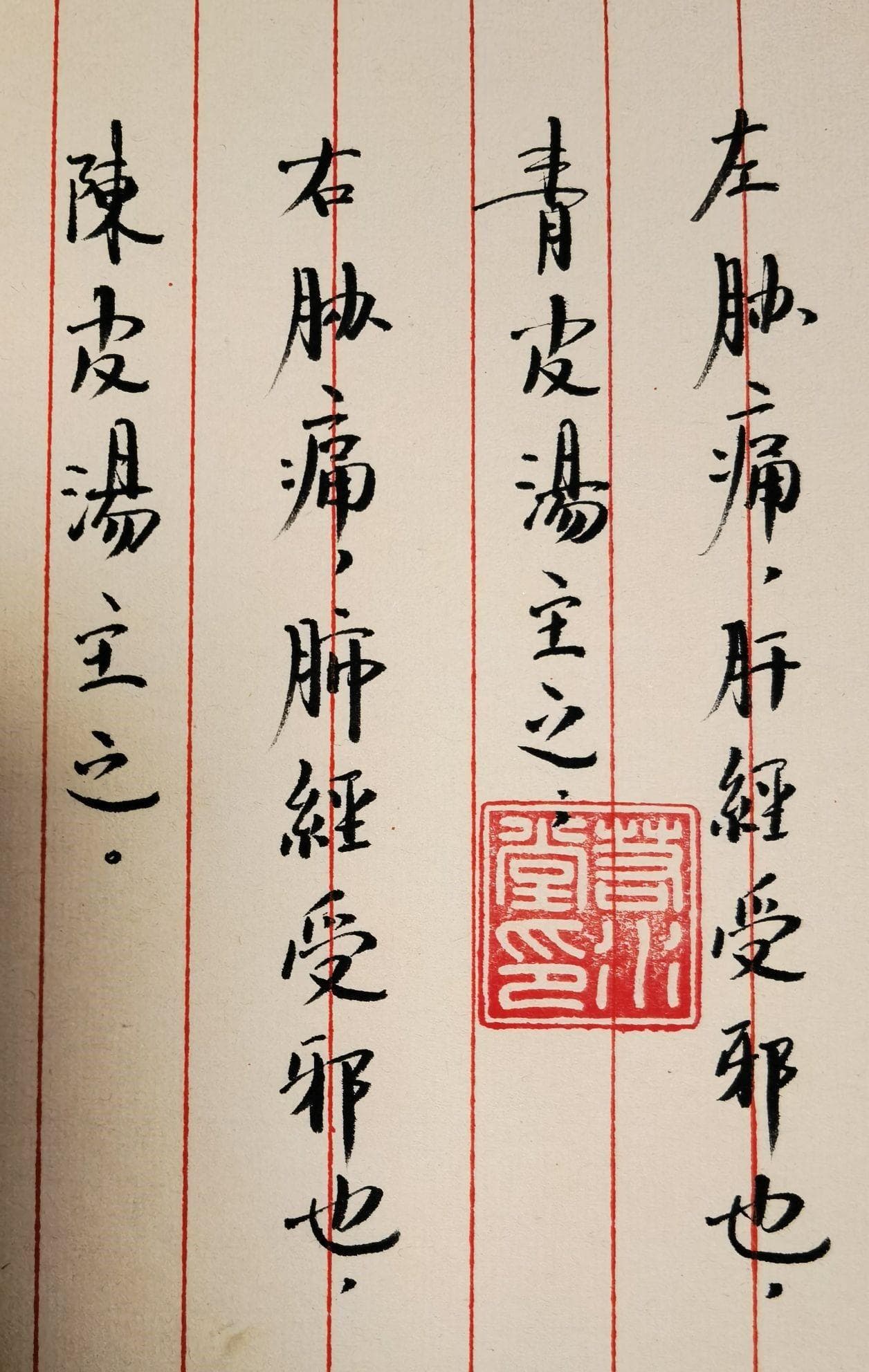 若水堂：两胁疼痛，青皮汤主之