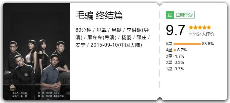9.7分国产神剧！《毛骗》：这群骗子招摇过市，却迷倒一大片粉丝