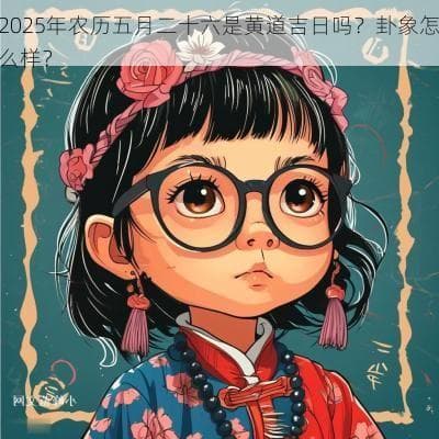 2025年农历五月二十六是黄道吉日吗？卦象怎么样？