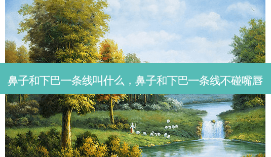 面部美学解密：鼻子和下巴一条线的定义与美学价值