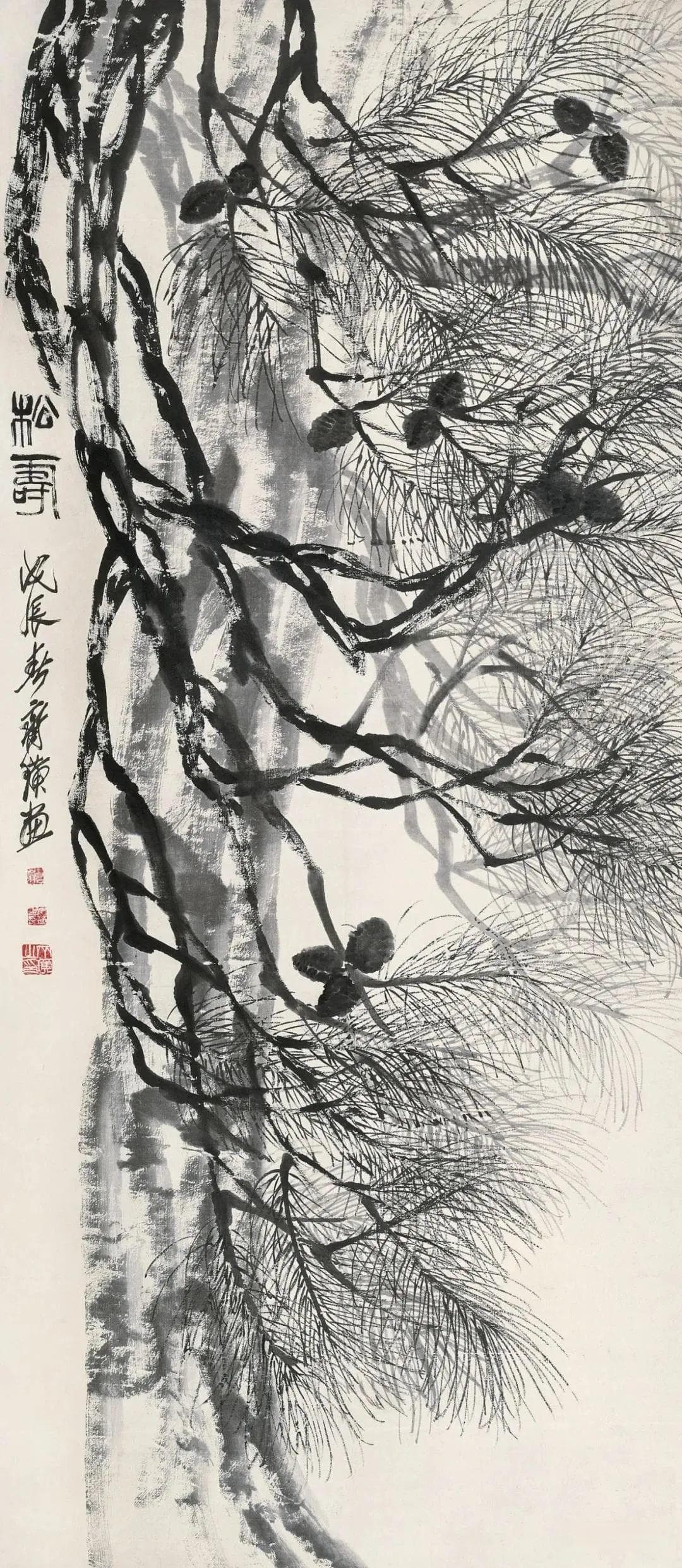 山水画中“松树”的人文寓意