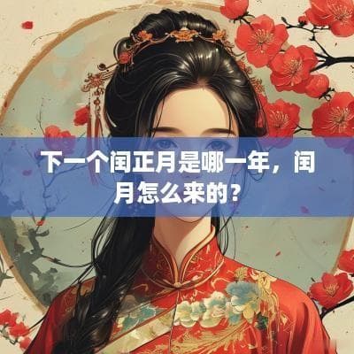 下一个闰正月是哪一年，闰月怎么来的？
