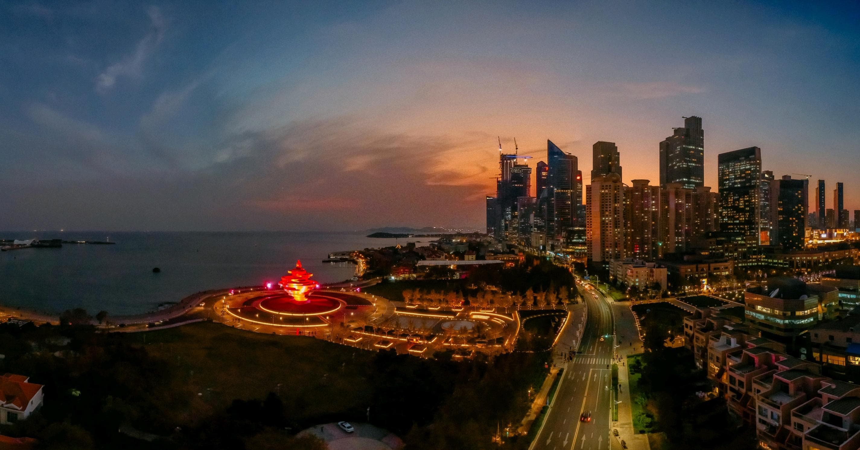 青岛五四广场的历史背景