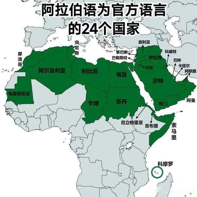 全球语种势力图，盘点世界上覆盖国家最多的10大官方语言。