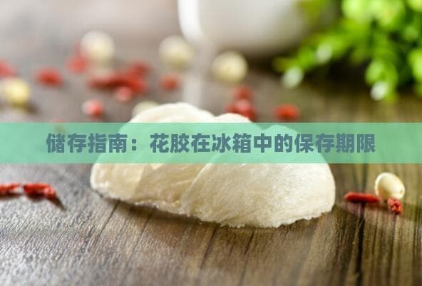 储存指南：花胶在冰箱中的保存期限