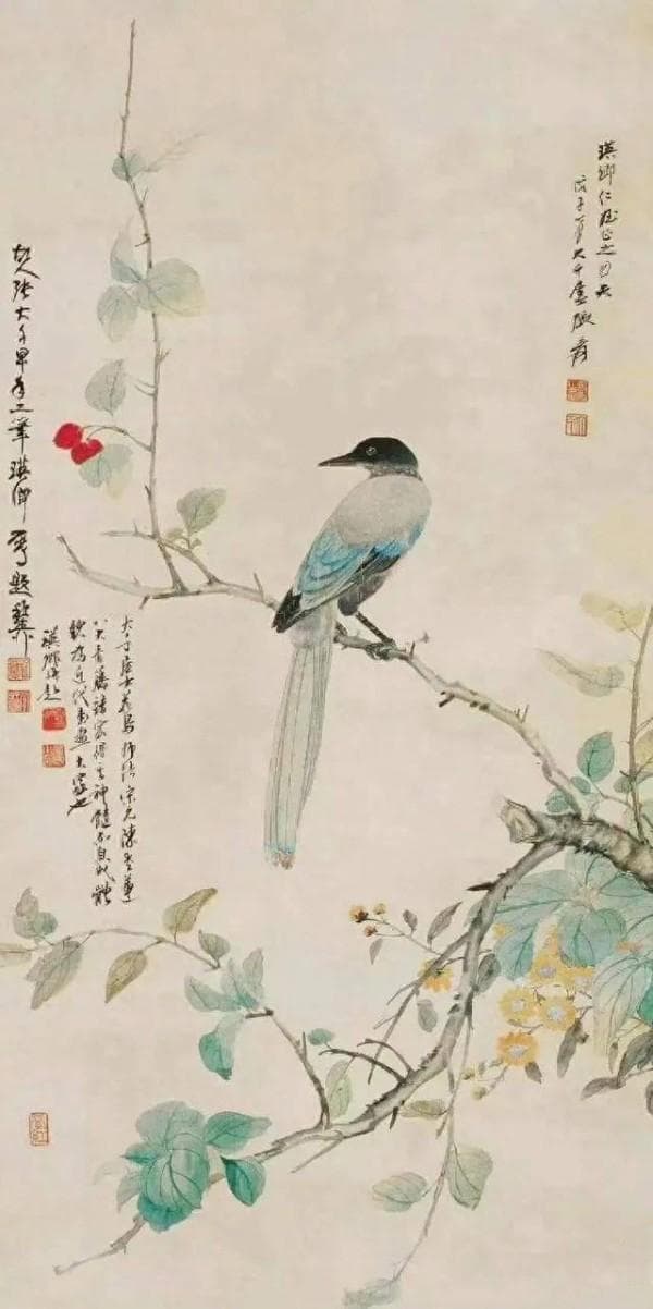 花鸟鲜活：张大千笔下的花鸟画