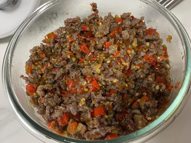 泡椒牛肉沫