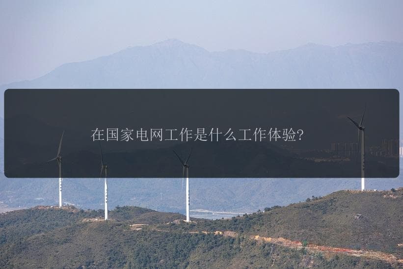 在国家电网工作是什么工作体验？