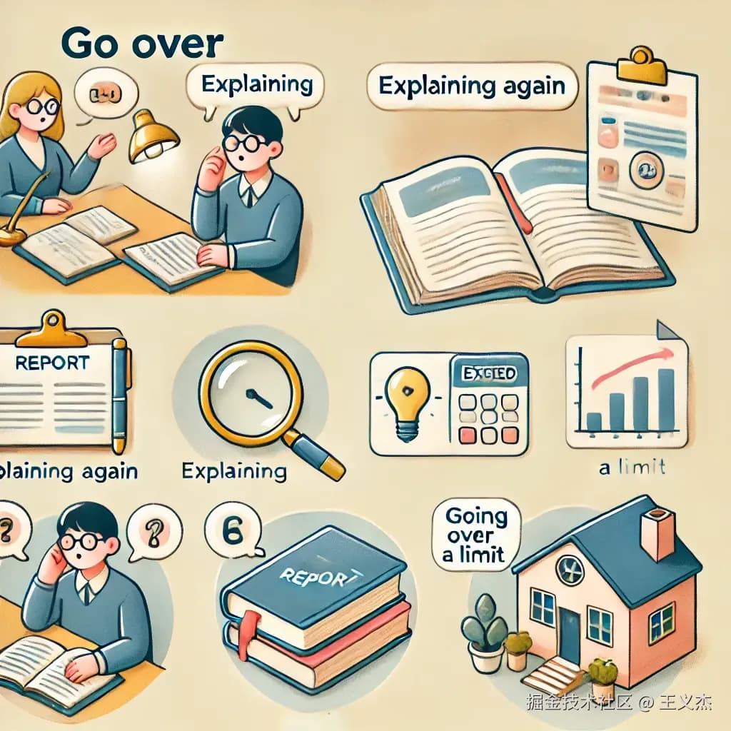 英语: 解析“Go Over”的多种用法与含义