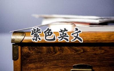 紫色英文：探索色彩与语言的奇妙交汇