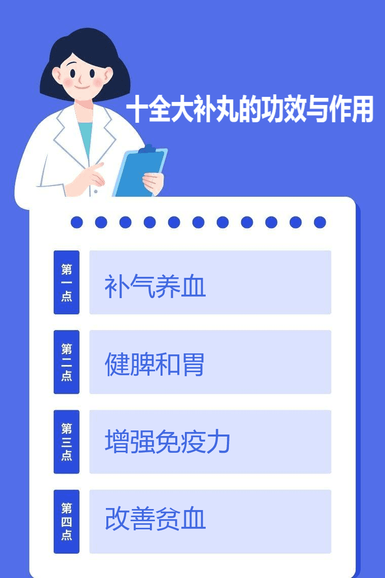十全大补丸的功效与作用