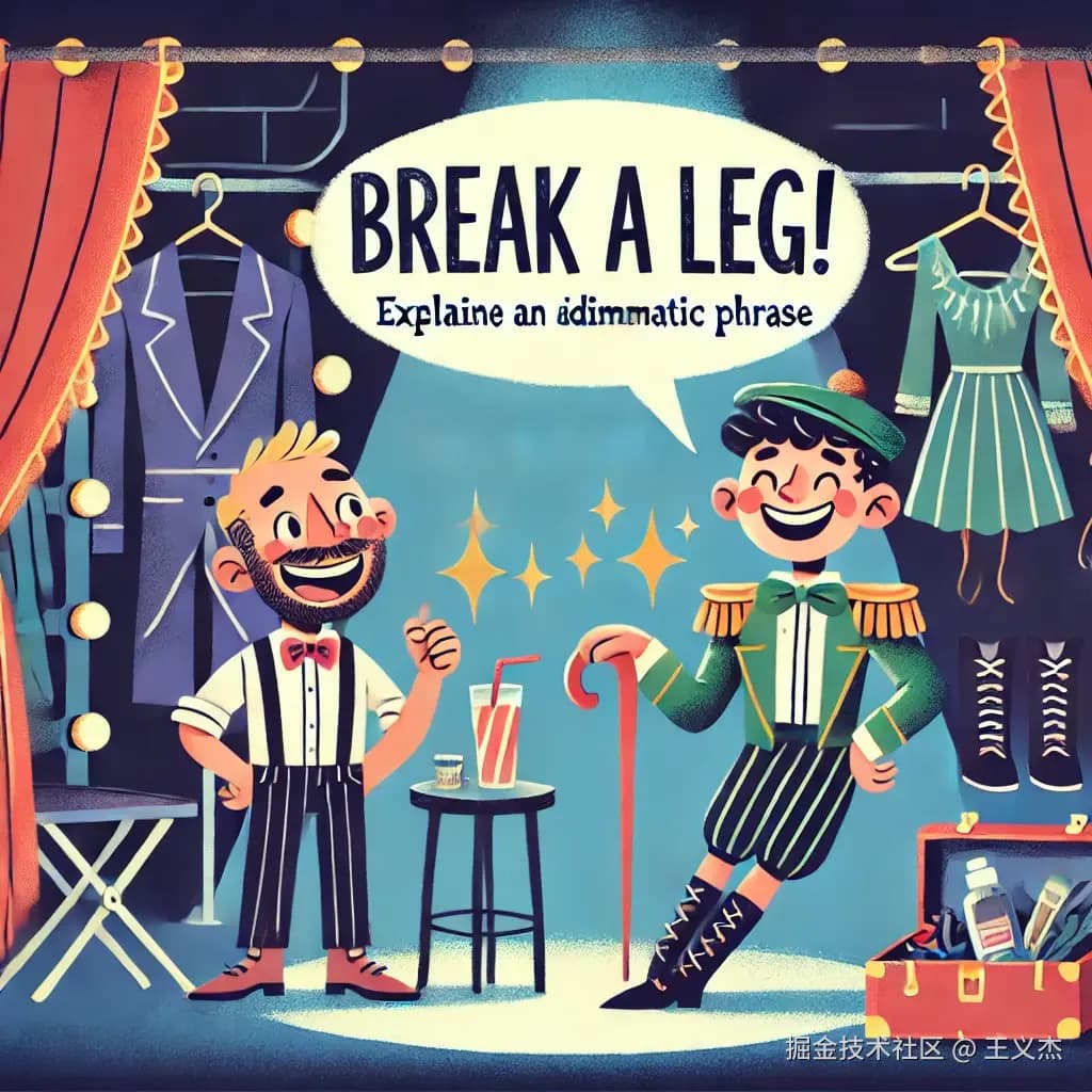 英语: 理解"Break a Leg"，一个独特的祝福表达