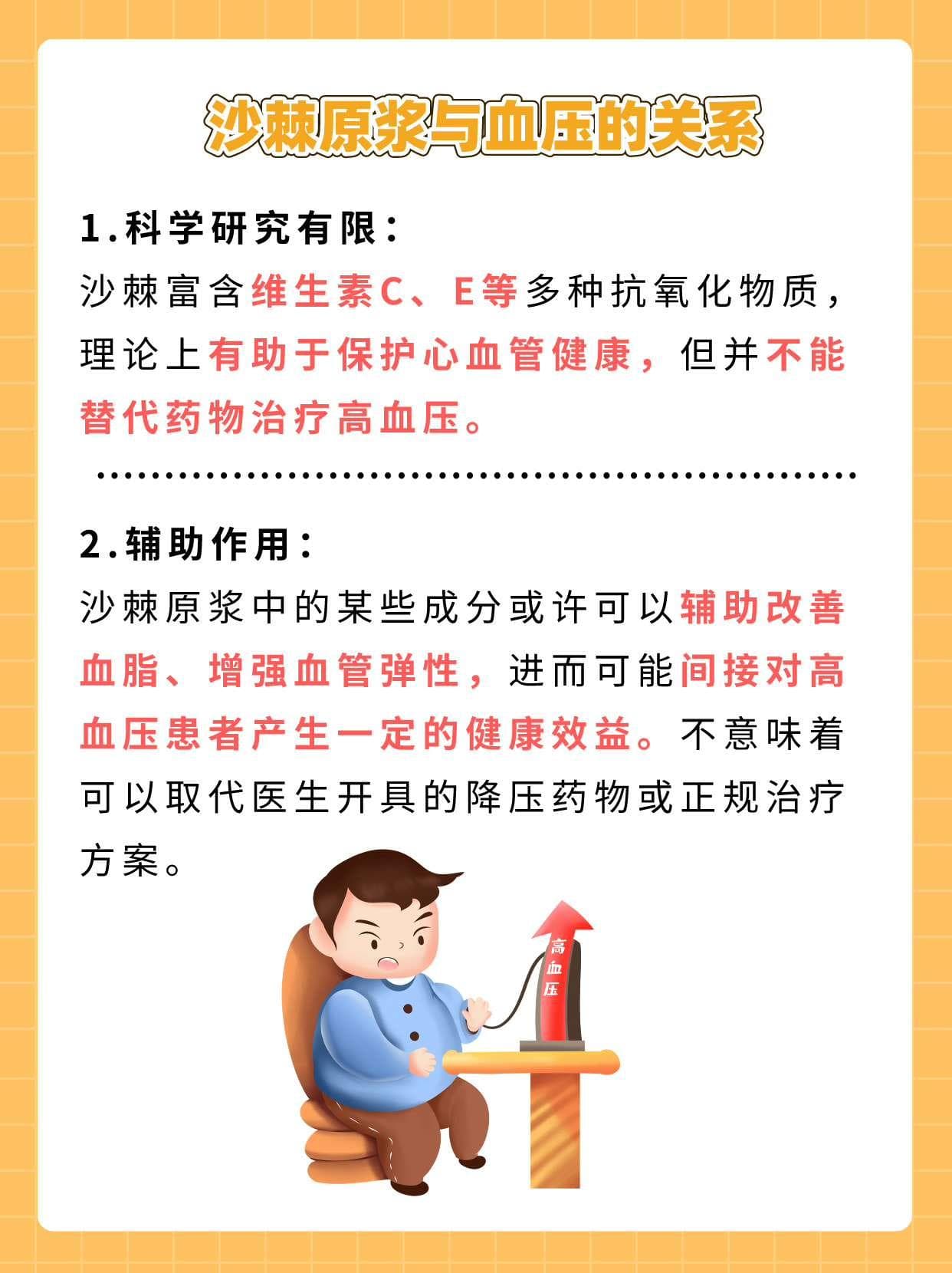沙棘原浆：降压奇兵还是养生神话？
