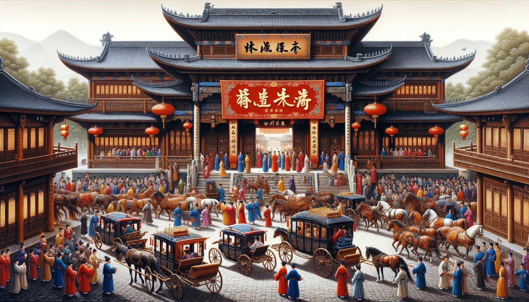 从南朝典故到现代用语：成语“车马盈门”详解