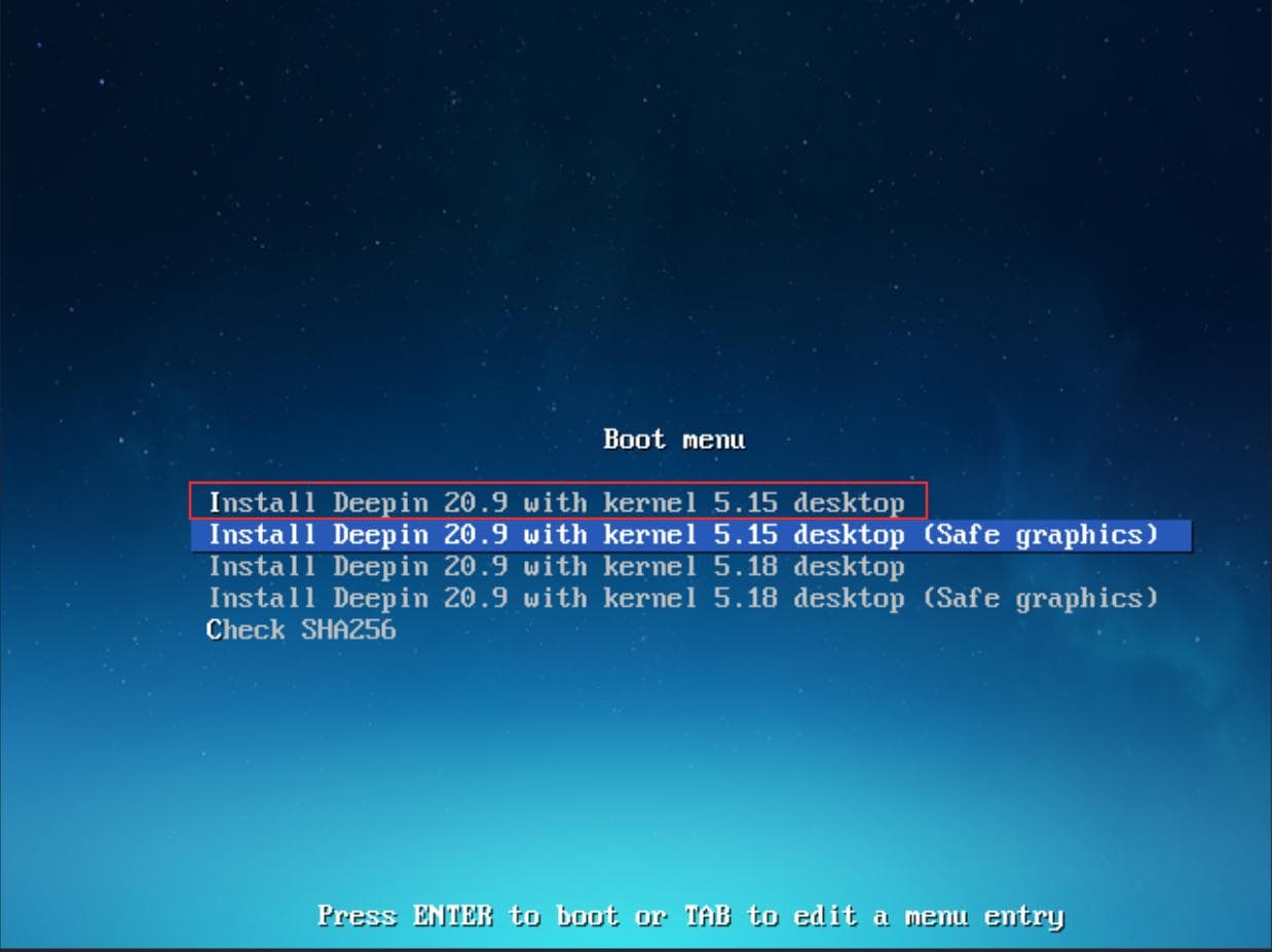 如何安装 deepin 20 及之前的系统版本