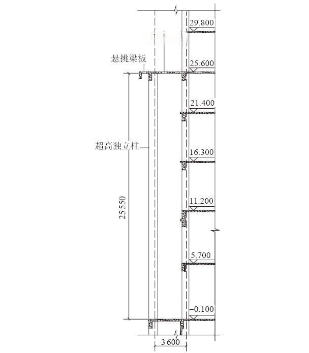 盘扣悬挑式模板支撑系统技术研究