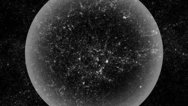 可观测宇宙半径465亿光年，从可观测宇宙边缘出发，怎样找到地球