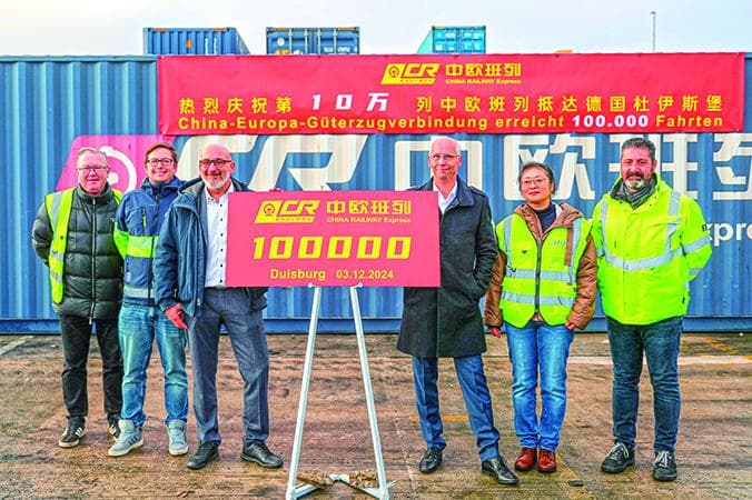 中欧班列开行破10万列，货值超4200亿美元创里程碑