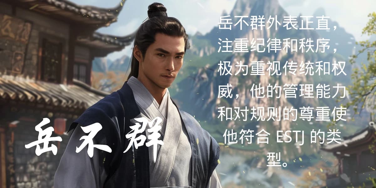 岳不群：《笑傲江湖》中ESTJ人格的秩序守护者