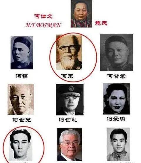 她的曾孙是何鸿燊和李小龙