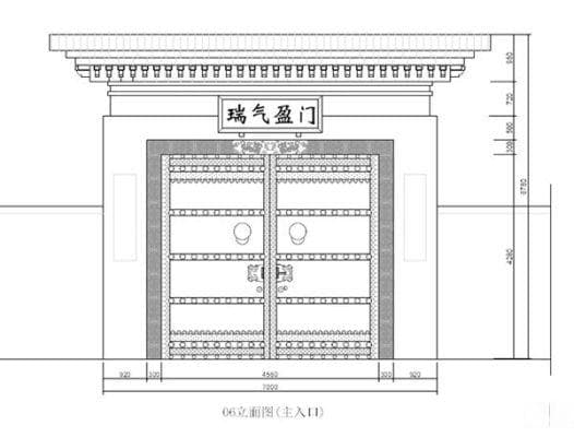 农村自建房门楼尺寸标准及讲究