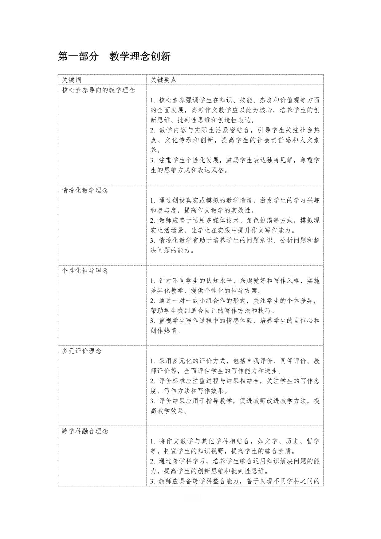 高考作文教学策略创新