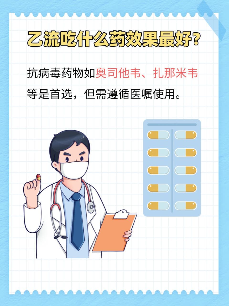 乙流治疗详解，药物+妙招双重防护