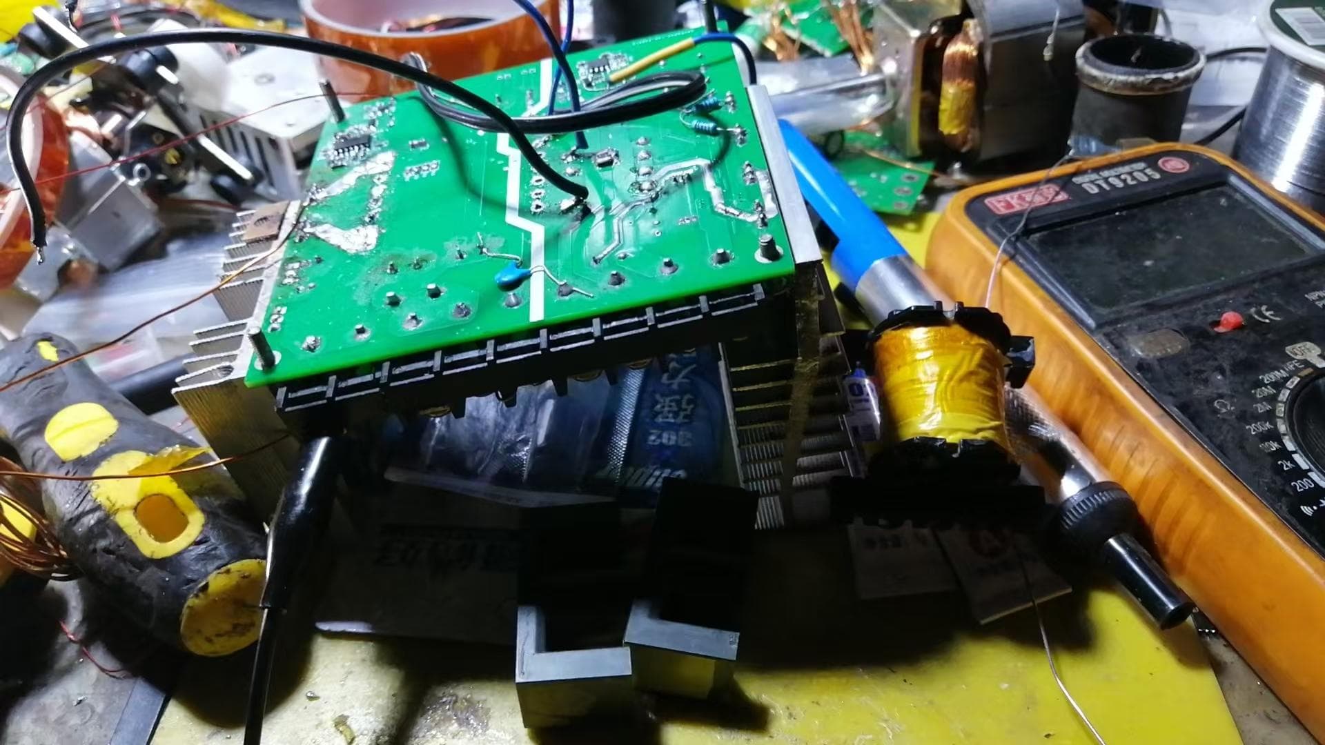 12V转220V 400W高频纯正弦波逆变器制作全过程