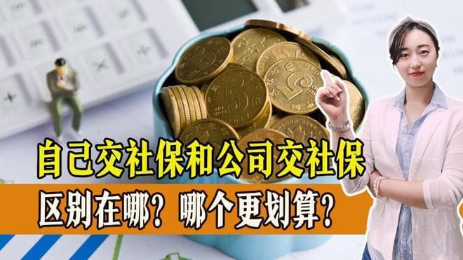 自己交社保和公司交社保，区别在哪？哪个更划算？