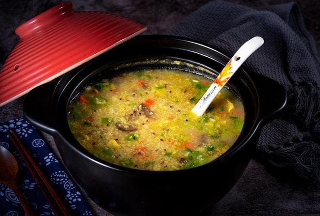 海参小米粥这样煮，鲜香不腥超简单