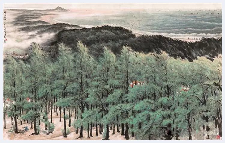 关山月与《绿色长城》：一位艺术家的时代担当