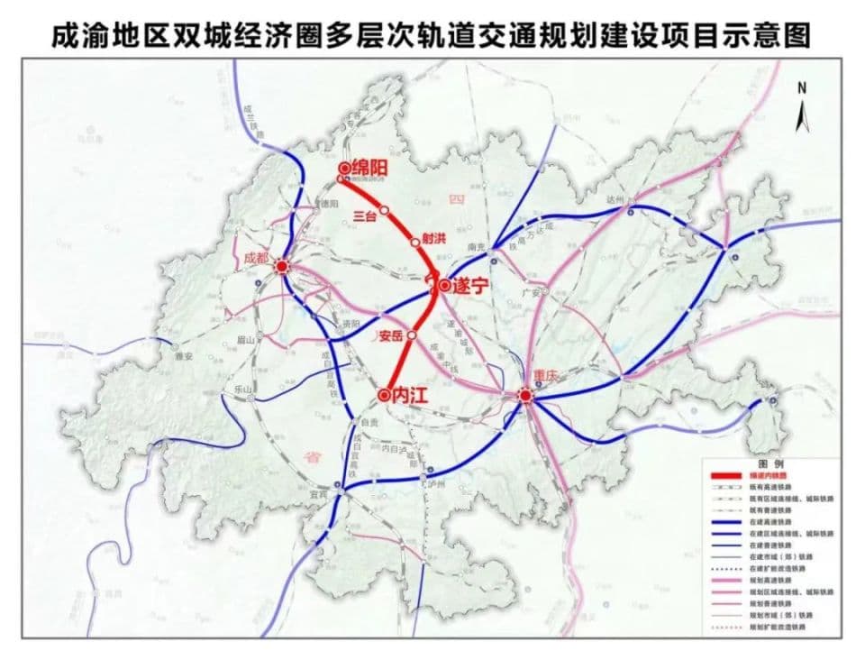 140亿！绵遂内铁路施工中标