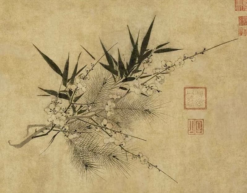 【赏艺】从名画看中国美术史之《岁寒三友图》