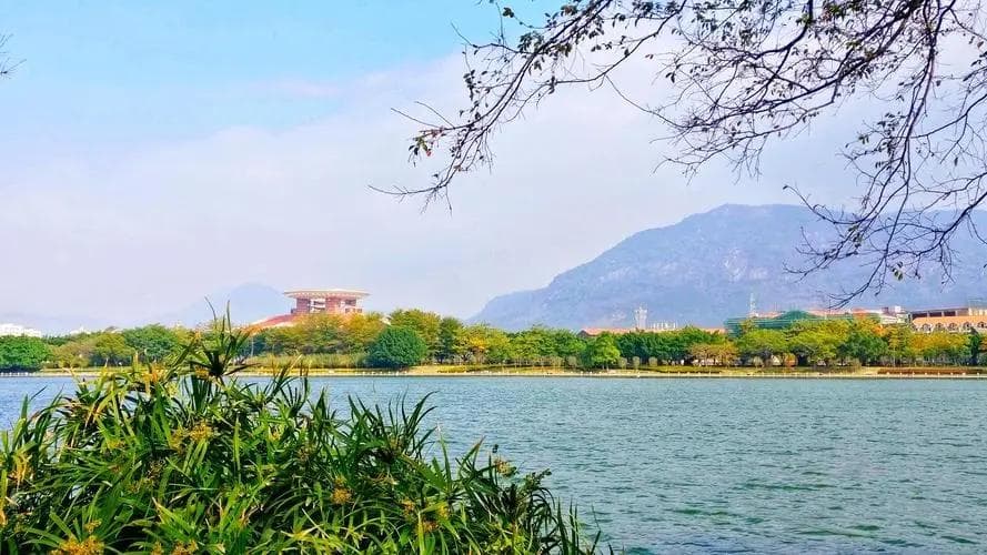 泉州西湖公园，福建省最大的人工湖