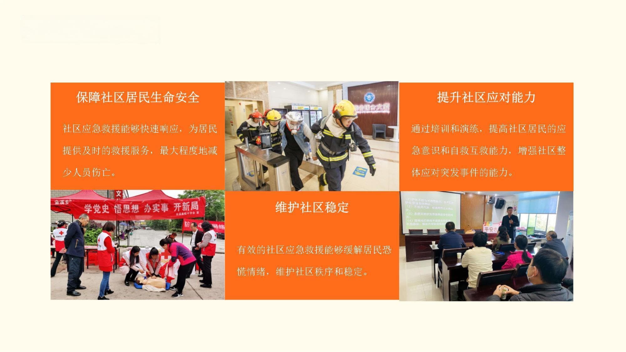 社区应急救援知识培训