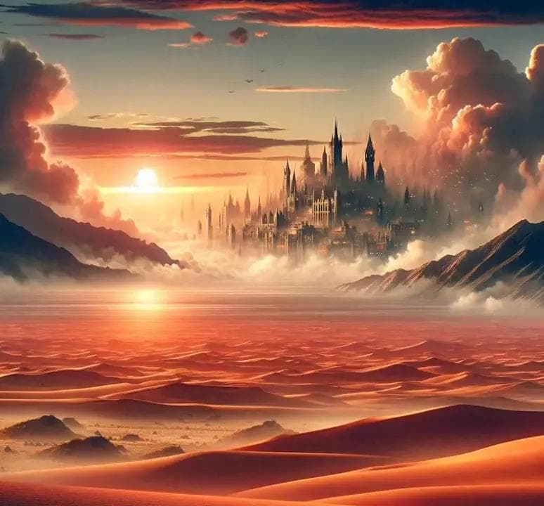 幻影之城：揭秘海市蜃楼的神秘与科学