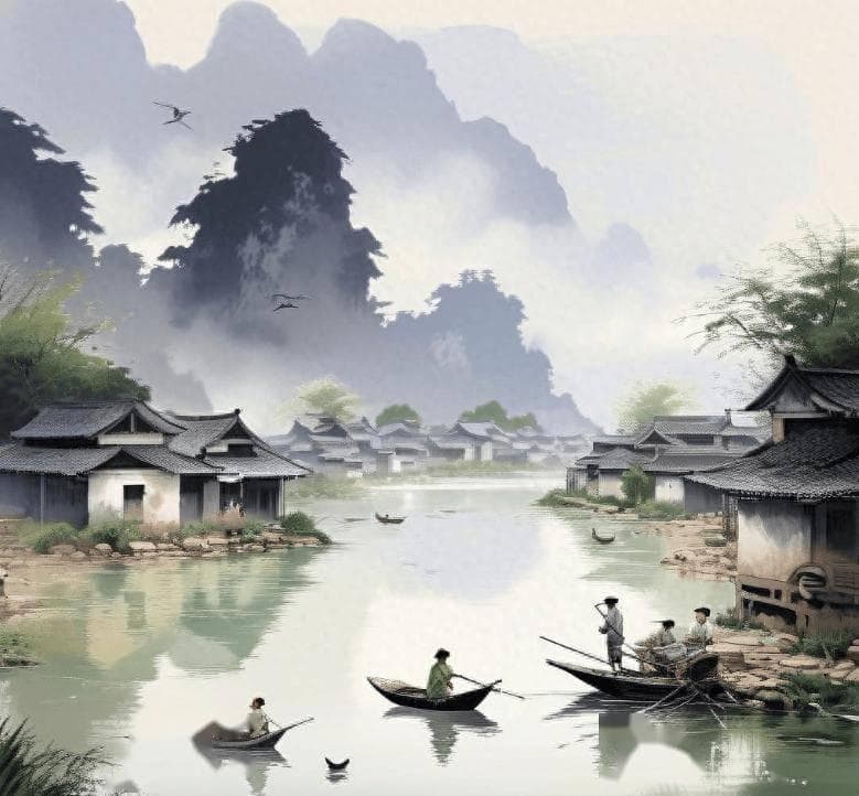 《江村》：杜甫笔下的田园诗画与心灵栖息地