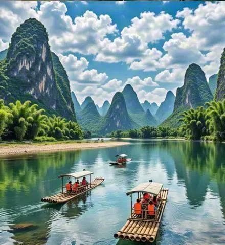 桂林旅游攻略：漓江竹筏往返门票多少钱？自驾游买票攻略！