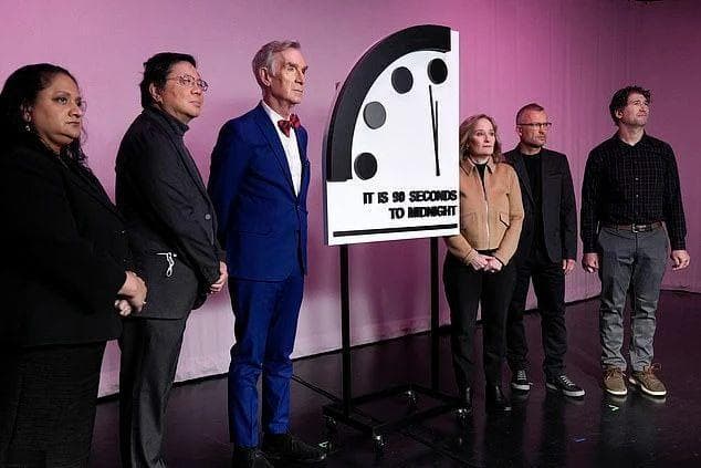 世界末日夹块了吗？世界末日时钟将于本月更新，以决定人类的命运
