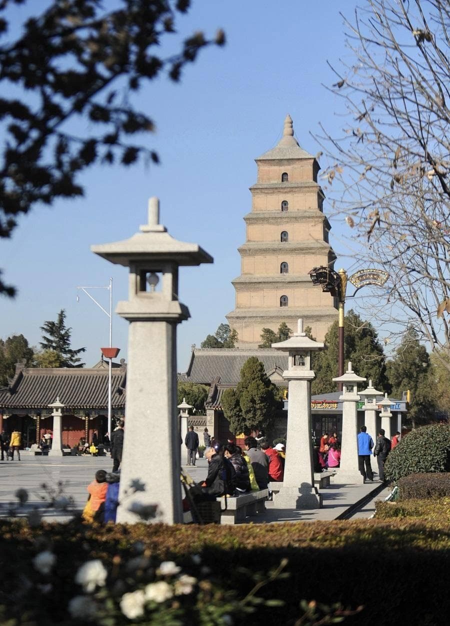 漫步雁塔 开启一场文化休闲之旅