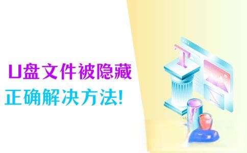 U盘文件被隐藏？收好这4个恢复攻略！