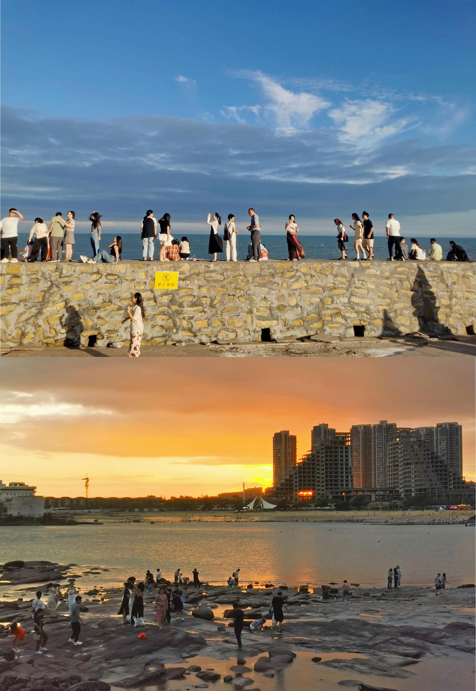 漂浮在海上的寺庙，随手一拍就能出大片，在福建泉州的石狮市