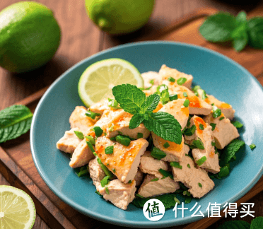 薄荷柠檬凉拌鸡胸肉：春季轻食新宠