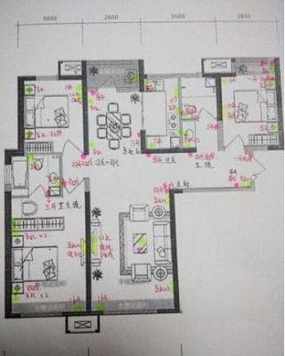 三室两厅两卫电路设计：合理回路数量及分配方案