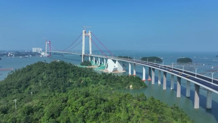 广西最长跨海大桥龙门大桥正式通车