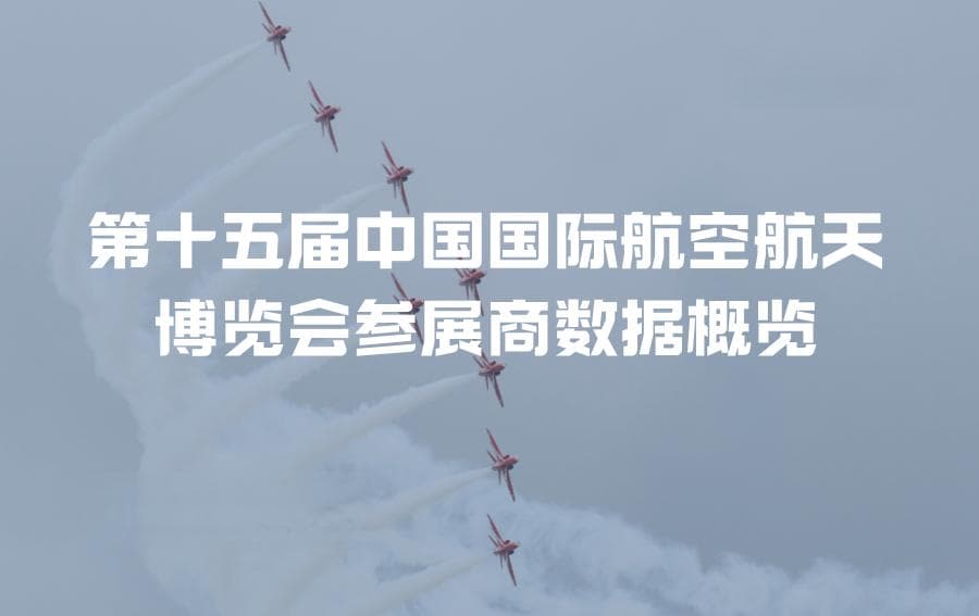 第十五届中国航展参展商数据概览：近800家展商汇聚珠海，民企占比超六成