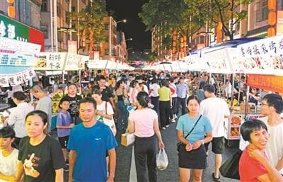 花都区新华街“田美新里”特色商业街成“网红”打卡点